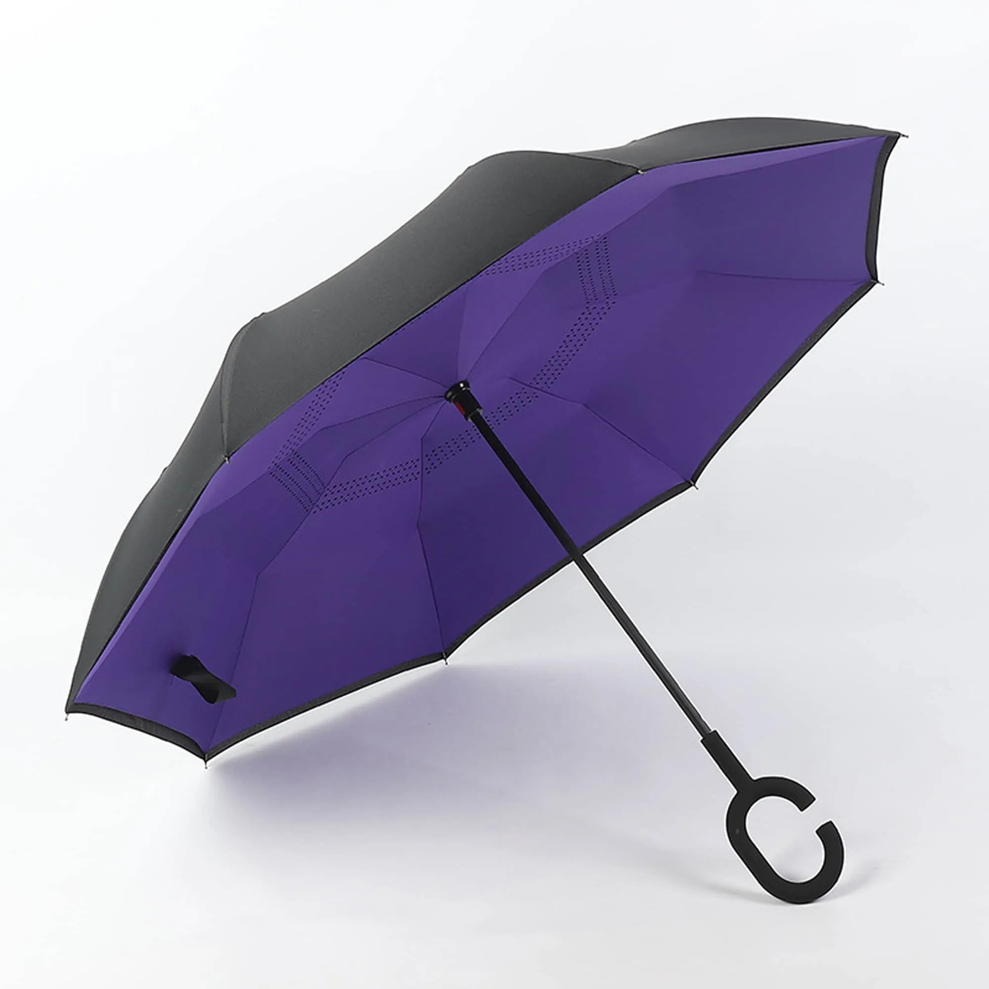 C Shaped Auto Reverse Umbrella 16