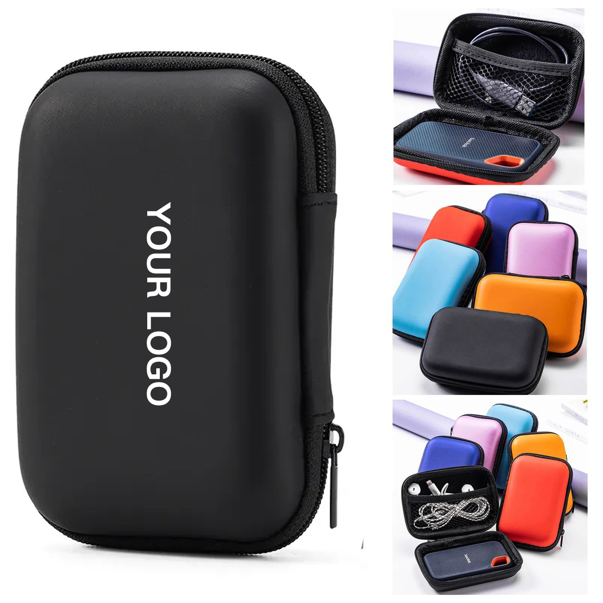 Protective Earbud Case with Zipper 2