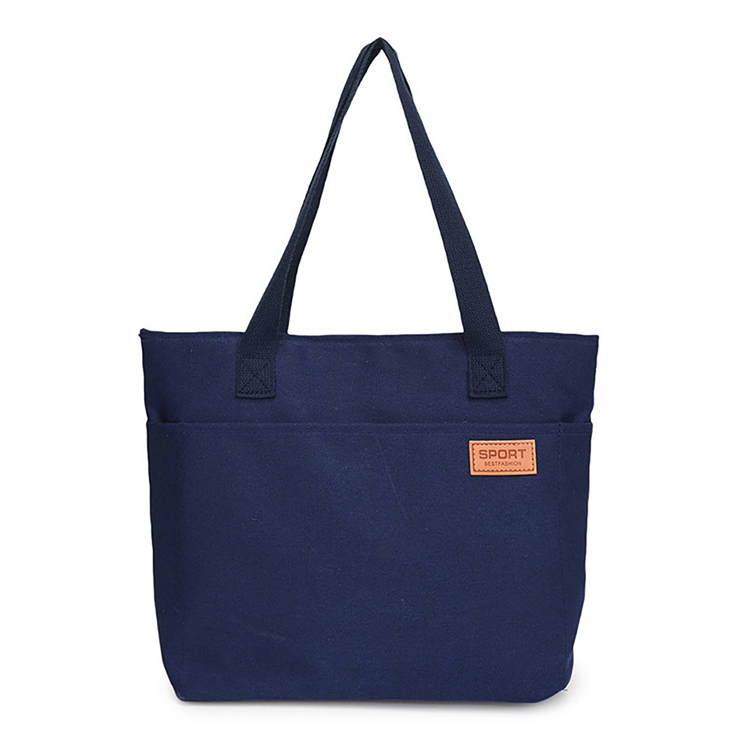 Large Capacity Canvas Tote Bag, custom tote bag with logo imprint 10