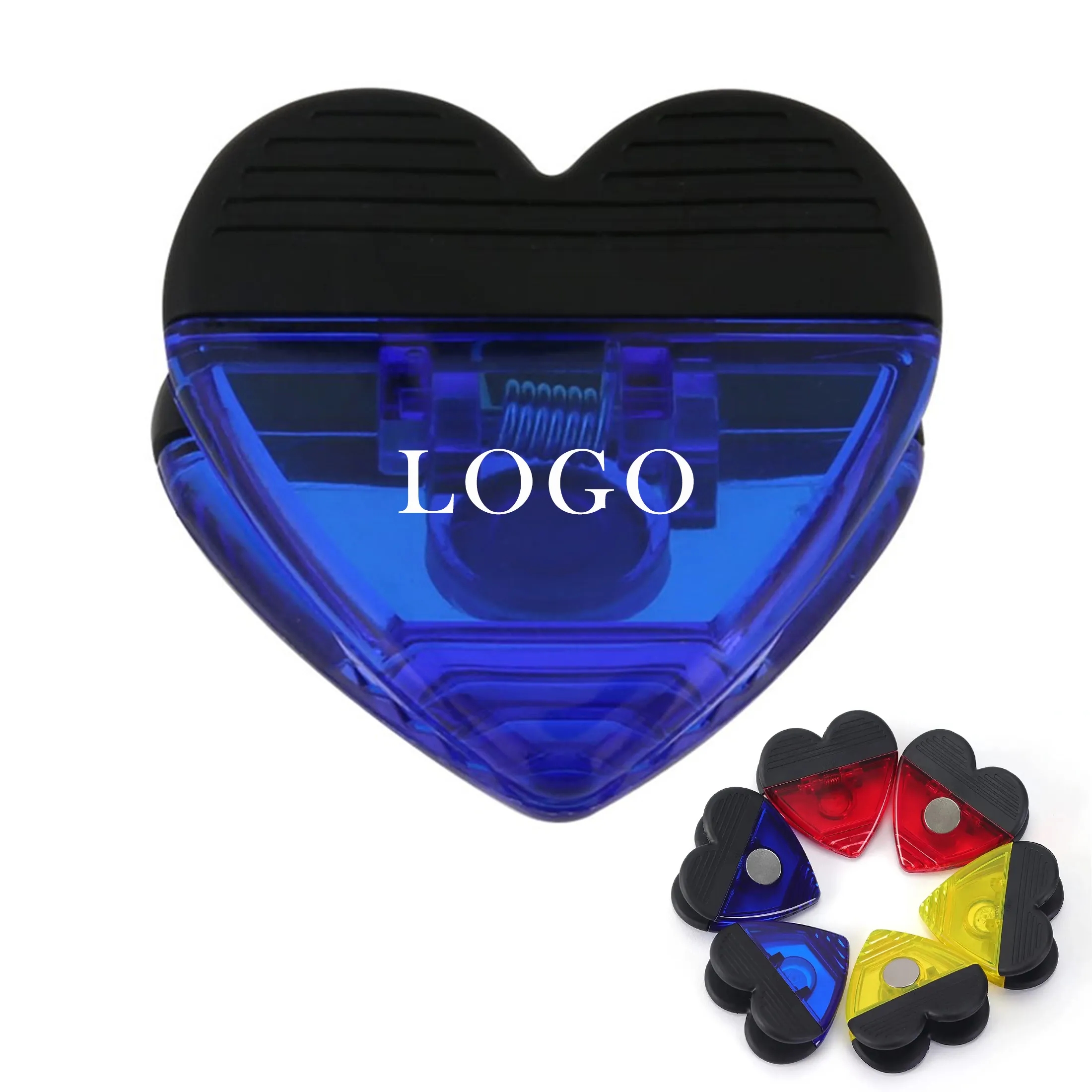 Heart-shaped Refrigerator Magnet Clips 2
