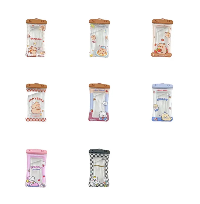 Touch  Screen Cartoon Lanyard Phone Waterproof Bag 5