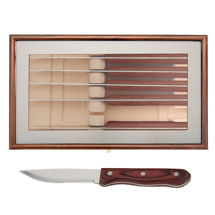Manchurian Ash 6-Piece Steak Knife Set 8
