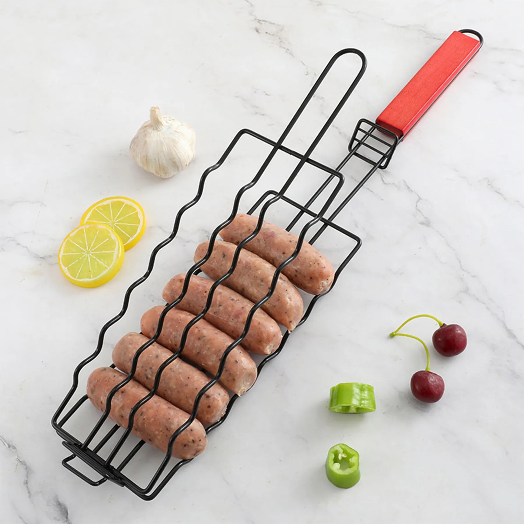 Steel Hot Dog Barbecue Clip 5