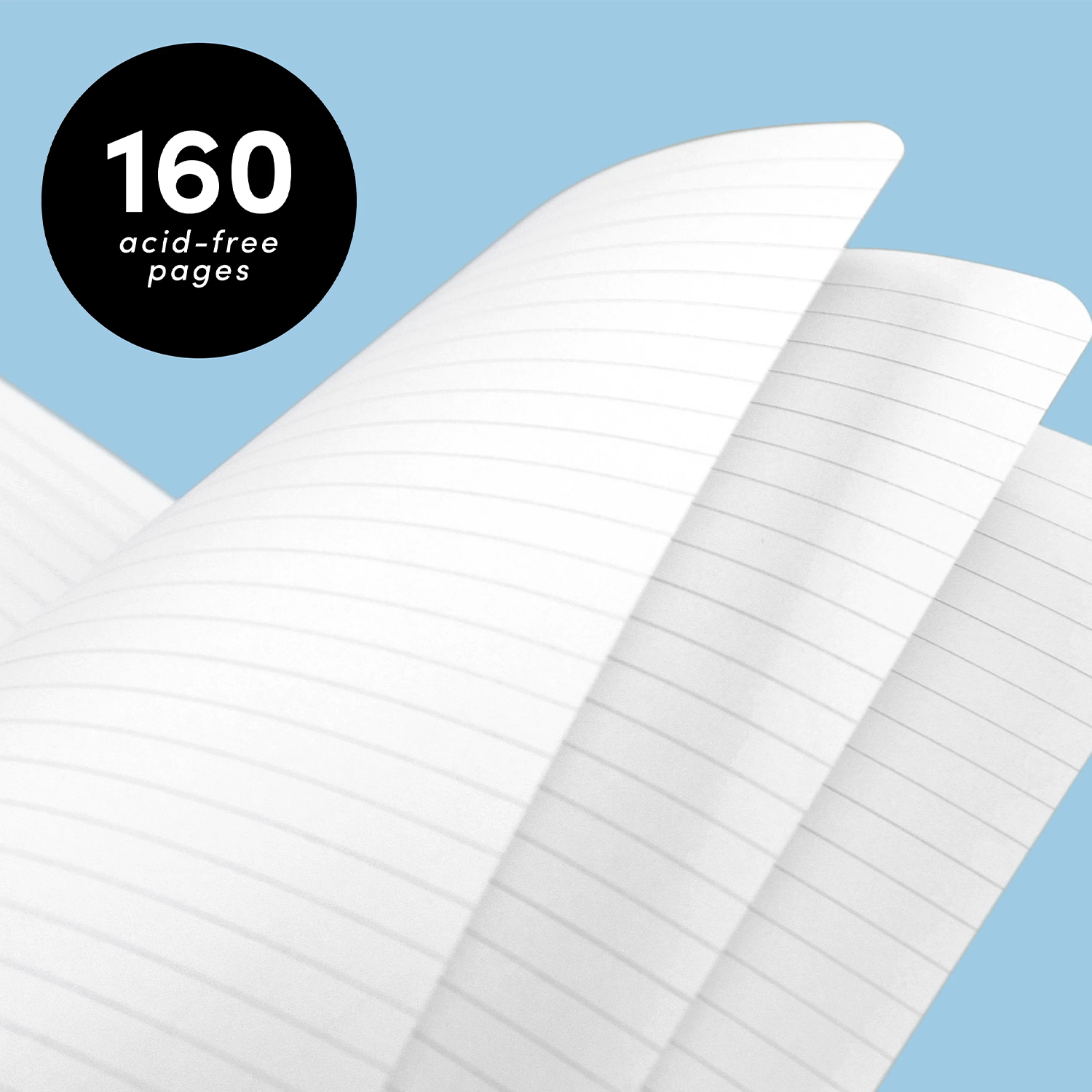 PAPERAGE® Soft Cover Medium Lined Journal Notebook with 160 Pages 2