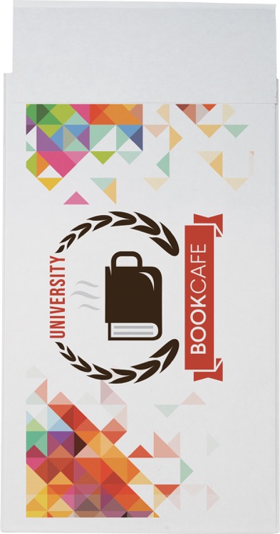 Full Color White Eco-Shipper Expandable Paper Mailer (8.5" W x 14.5" H x 3.25" D)