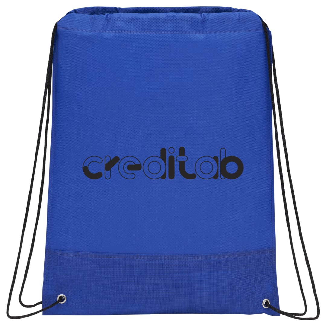 Crossweave Heat Sealed Drawstring Bag 9