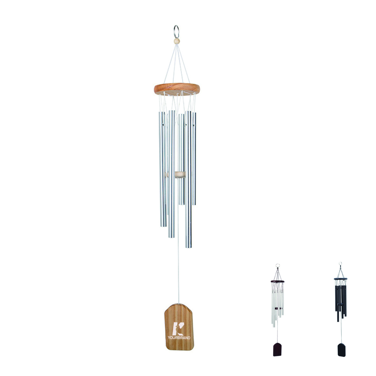 Premium Durable Outdoor Home Decoration Pine Wood Wind Chime 2