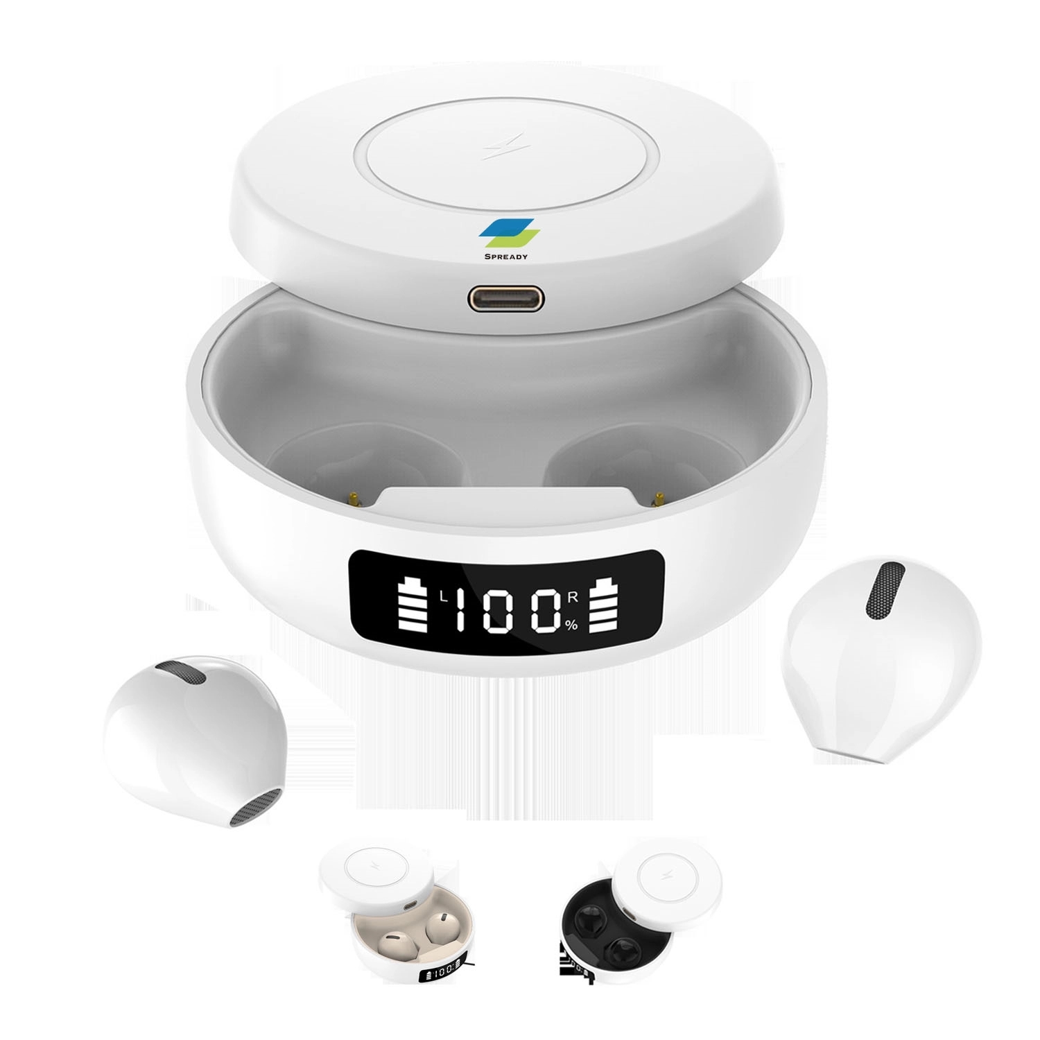 True Wireless Bluetooth 5.2 Earbud With Power Bank Led 2
