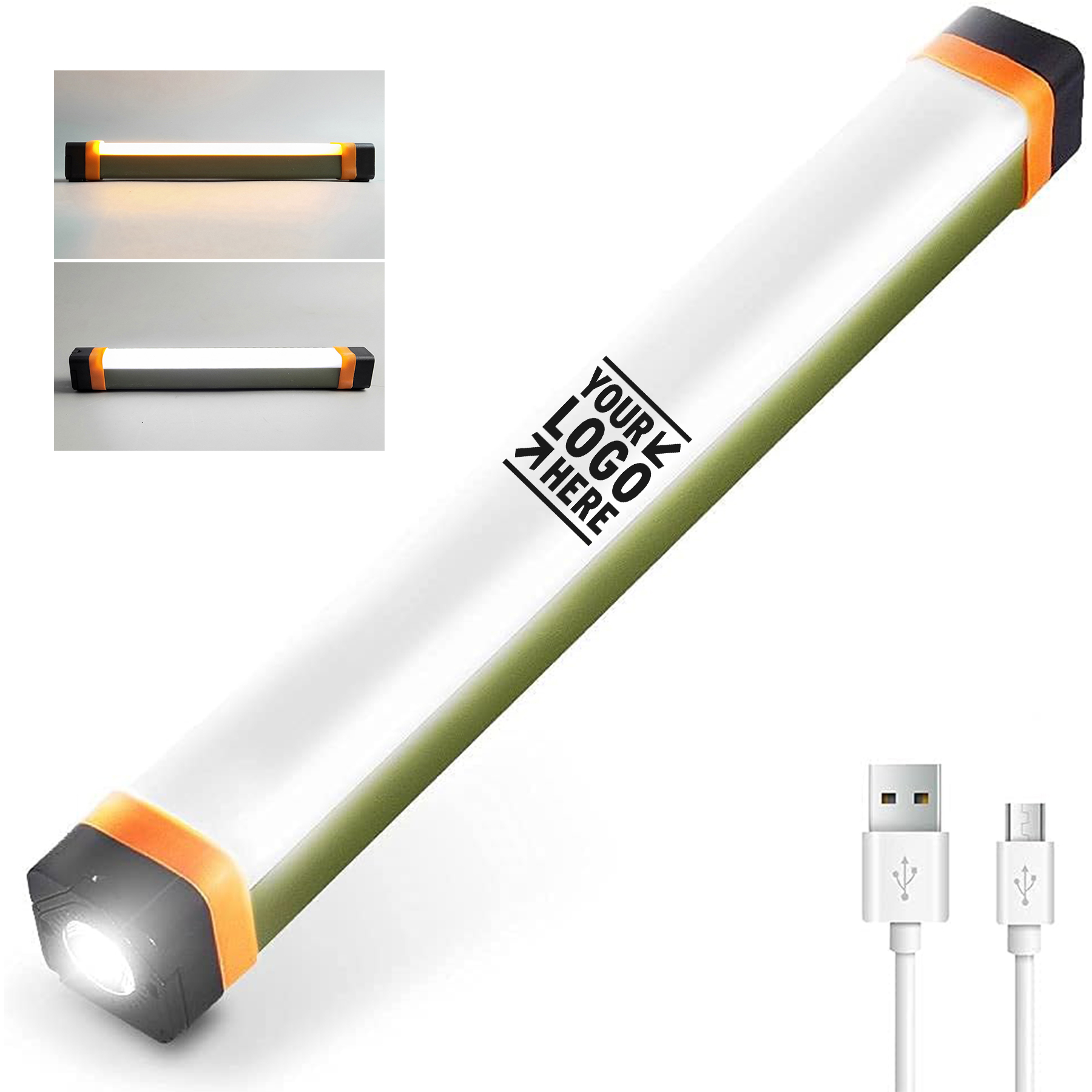 Multifunctional USB Rechargeable Magnetic Work LED Camping Light Portable Waterproof Power Bank 2