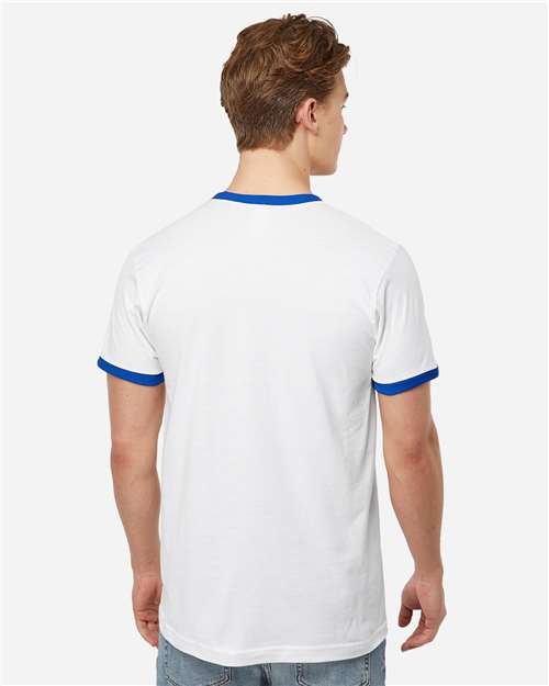 Unisex Fine Jersey Ringer T-Shirt - 246 40