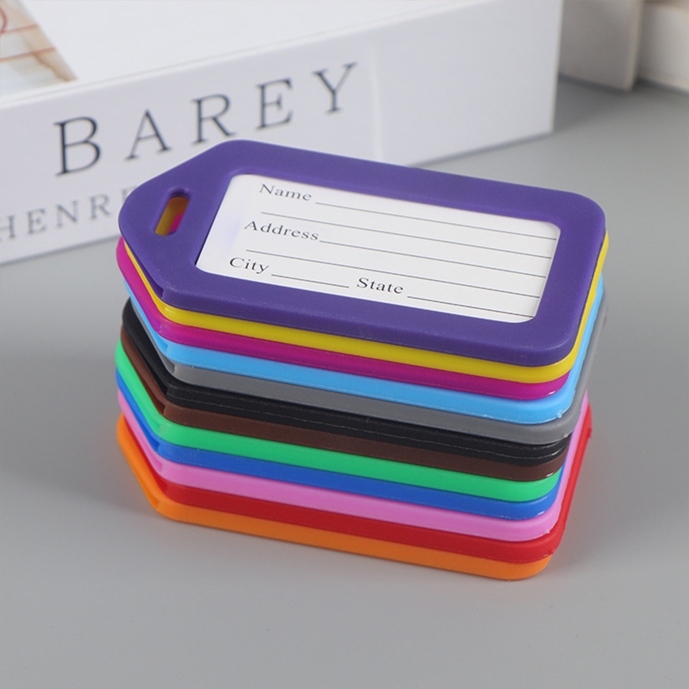 PP Plastic Luggage Tag 3