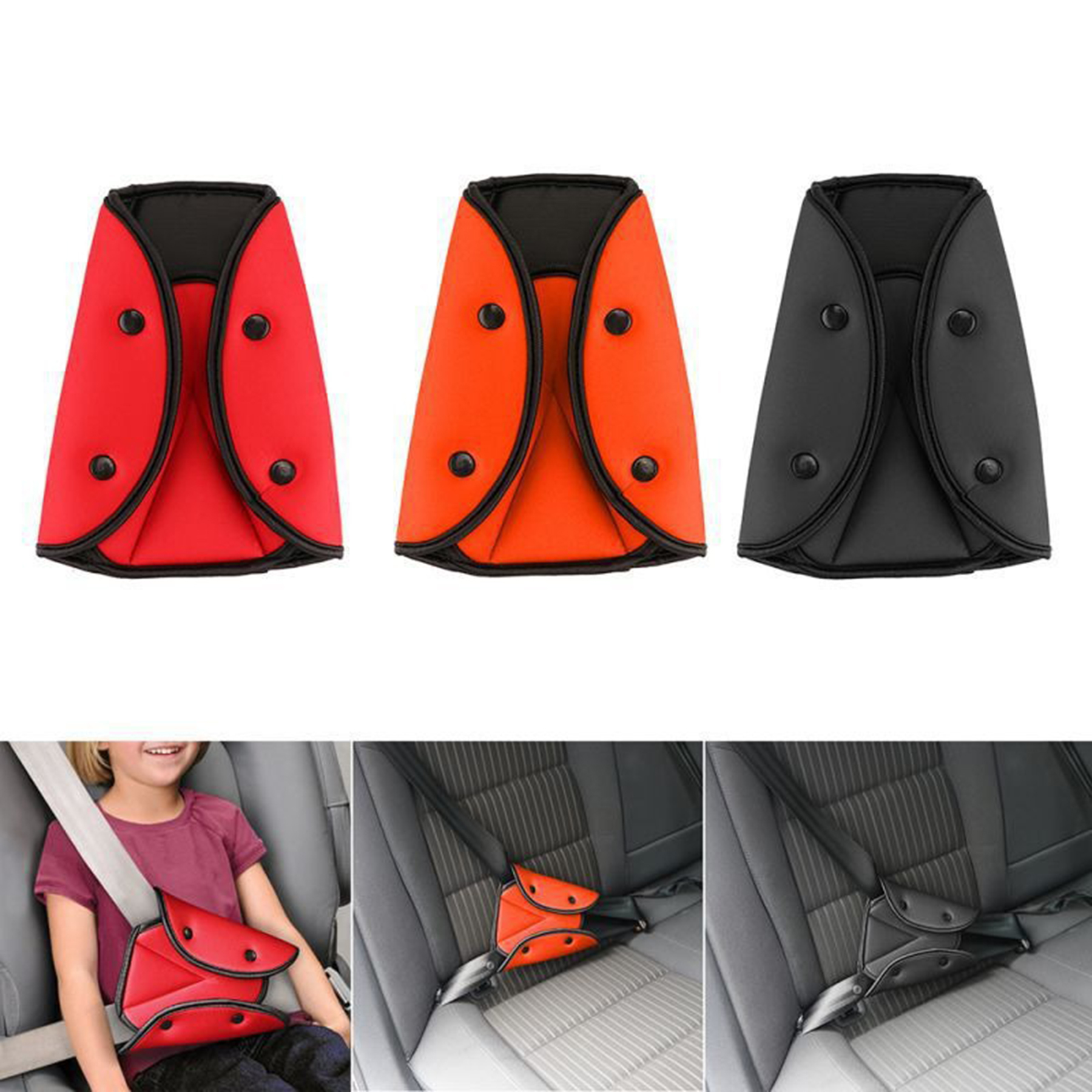 Kids Car Seat Belt Adjustable 3