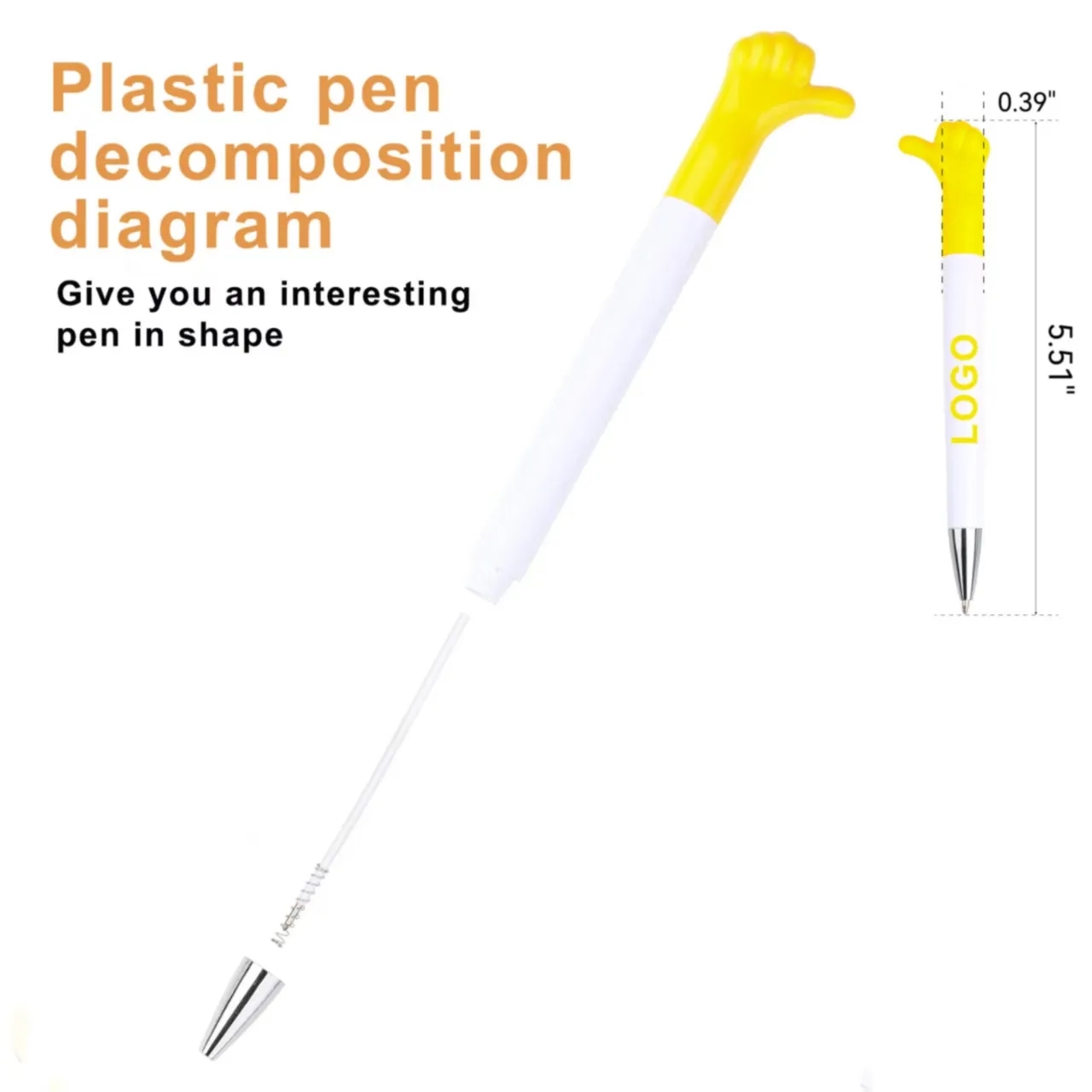 Custom Thumbs-Up Shape Promotional Pen 2