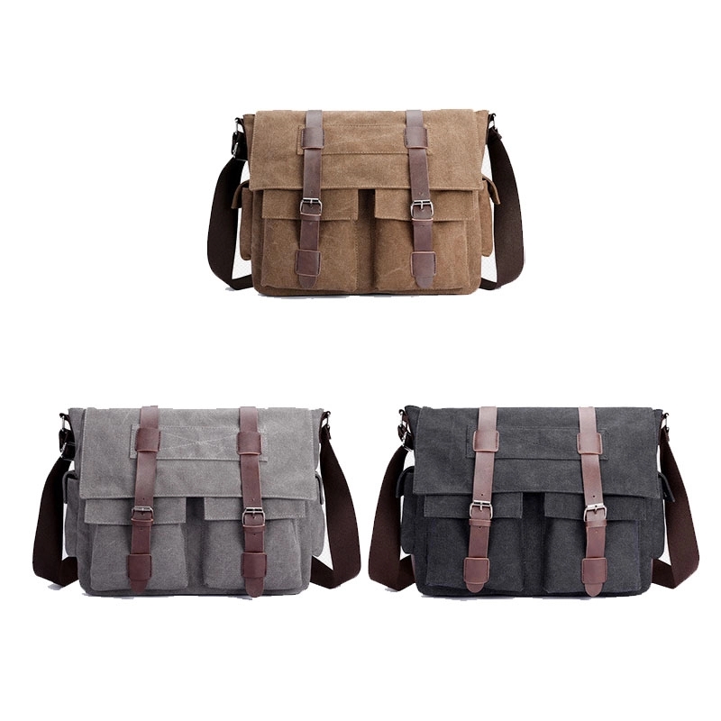 Fashion Canvas Messenger Bag 4