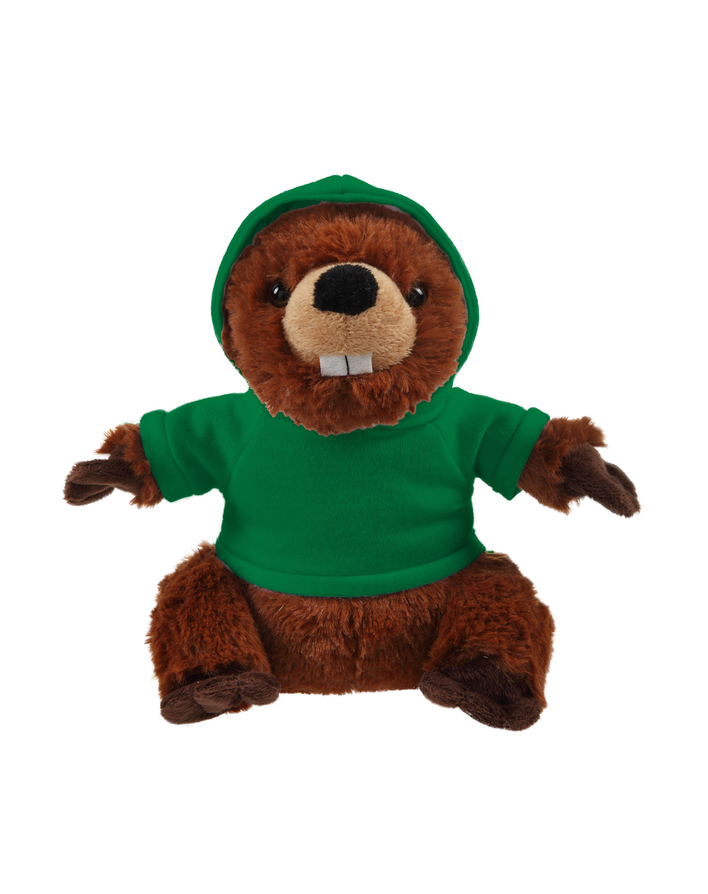 Soft Plush Standing Beaver with Hoodie 7