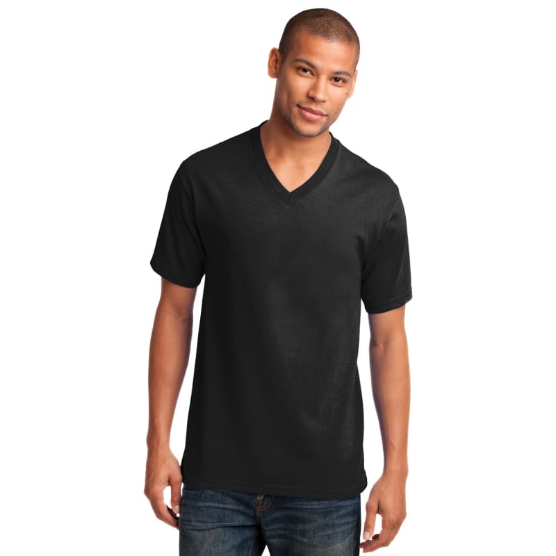 Port & Company Core Cotton V-Neck Tee. 75