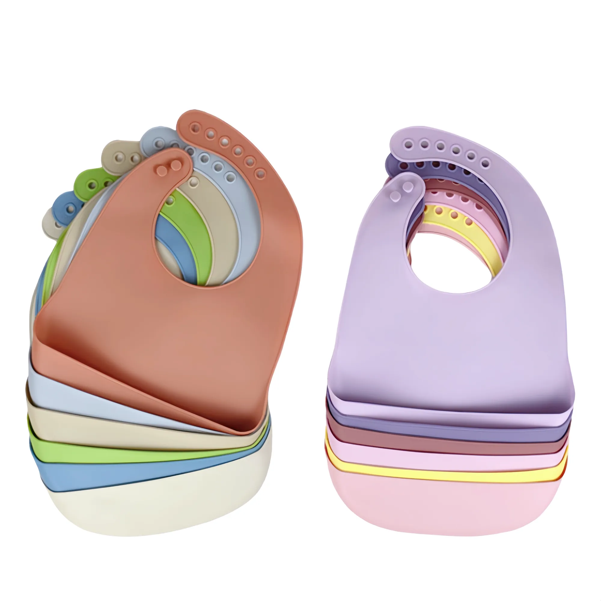 Food Grade Baby Silicone Bib Rice Bowl 6