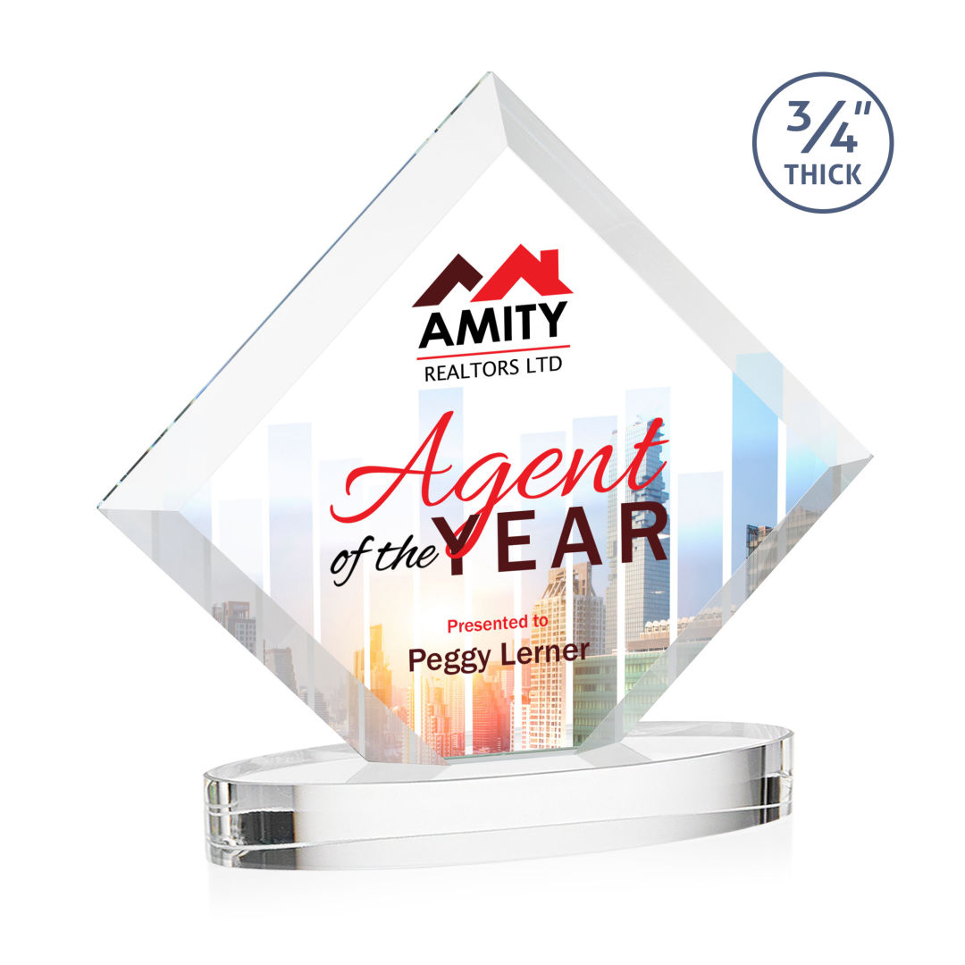Belaire VividPrint™ Award on Alberton Base - Clear 12