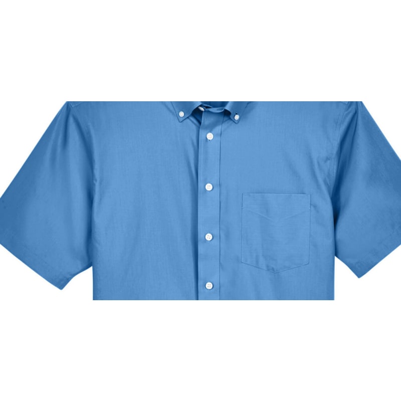 Devon & Jones Men's Crown Woven Collection™ Solid Broadcloth Short-Sleeve Shirt 4