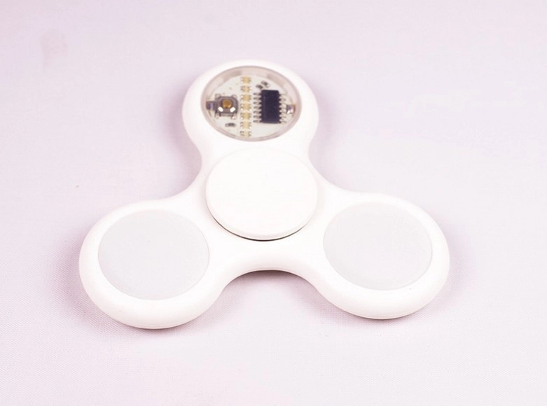 Pre-programmed LED Custom Message Light Up Fidget Spinner 10