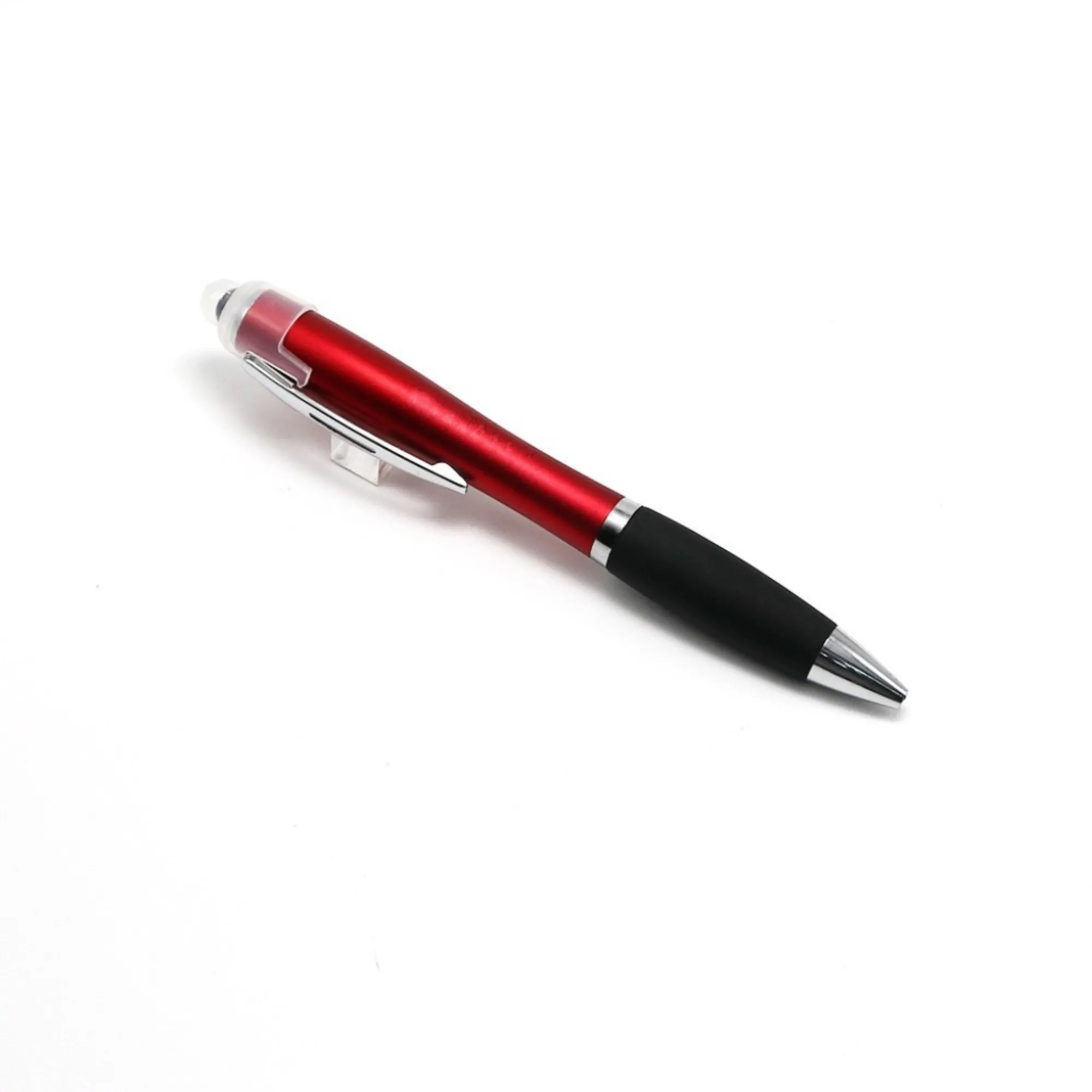 Laser Logo Advertising Pen, Colorful Plastic Rotating Ballpo 2