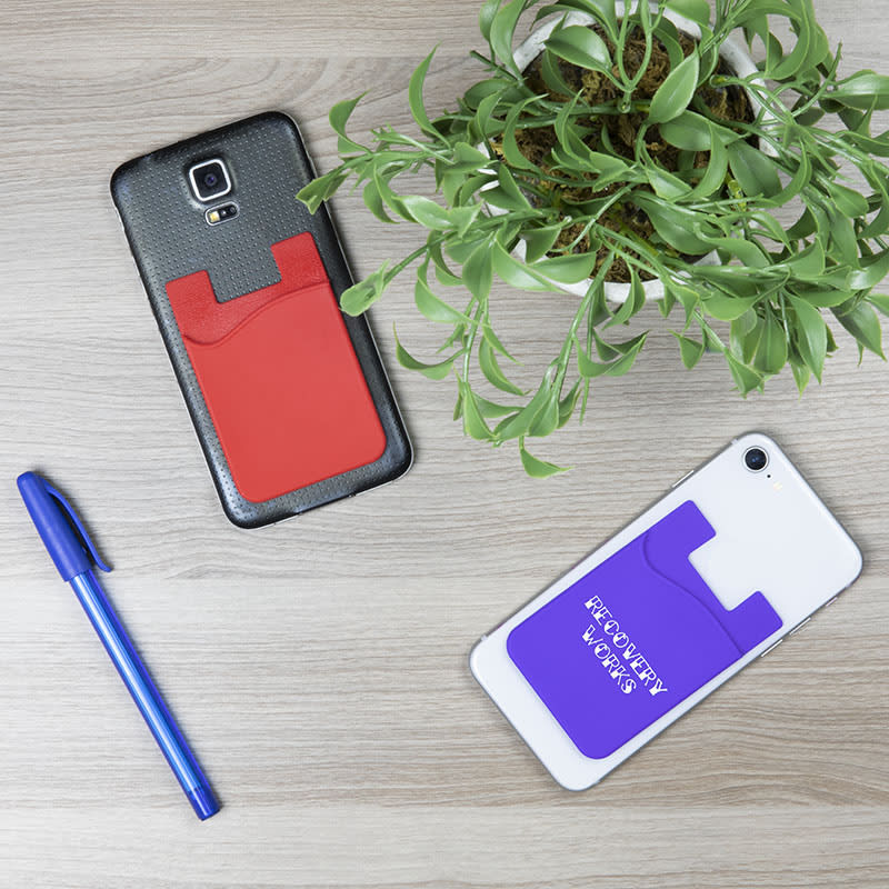 Soft Silicone Cell Phone Wallet 21
