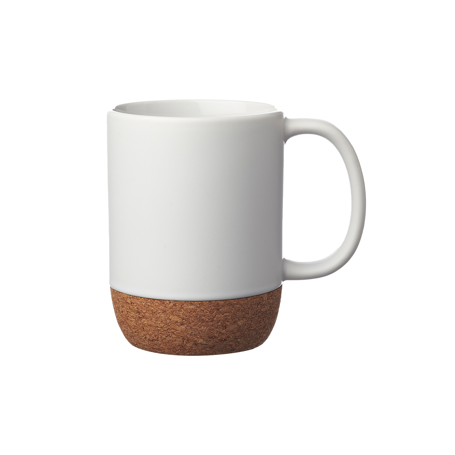 Matte Finish Cork Base Ceramic Mug, 15 oz. 3