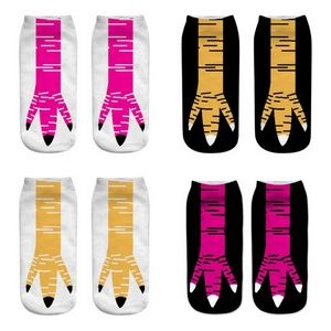 3D Novelty Print Pattern Fun Sock 2