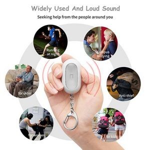 Compact Bar Shaped Personal Alarm 120DB Loud Sound With Flashlight 9