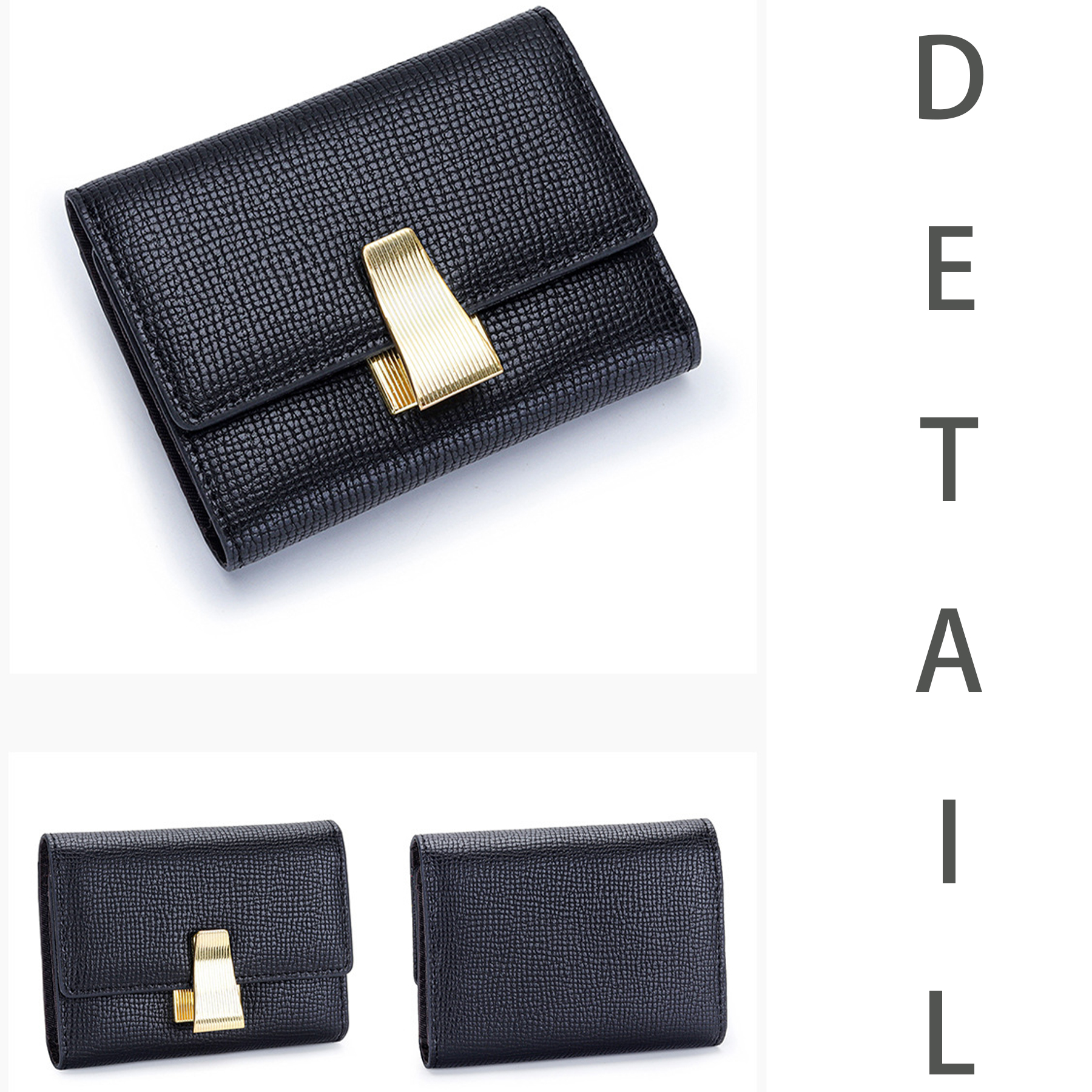 Genuine Leather Exquisite multi-card ID bag 19