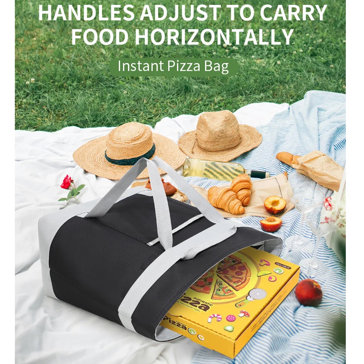 Outdoor Picnic Insulated Tote Aluminum Foil Thermal Bag 5