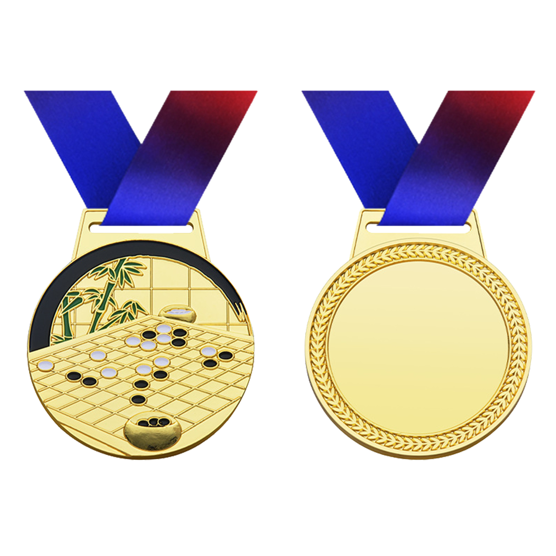 Gold Zinc Alloy Award Medals 6