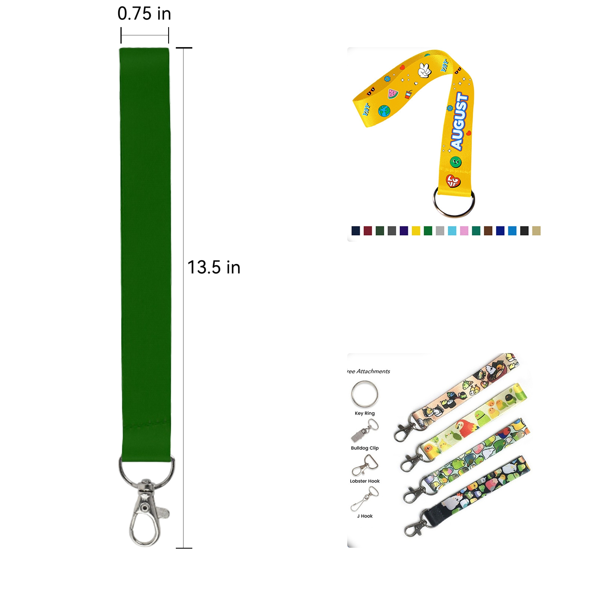 MOQ 30pcs Personalized Wrist Lanyard With Logo 2