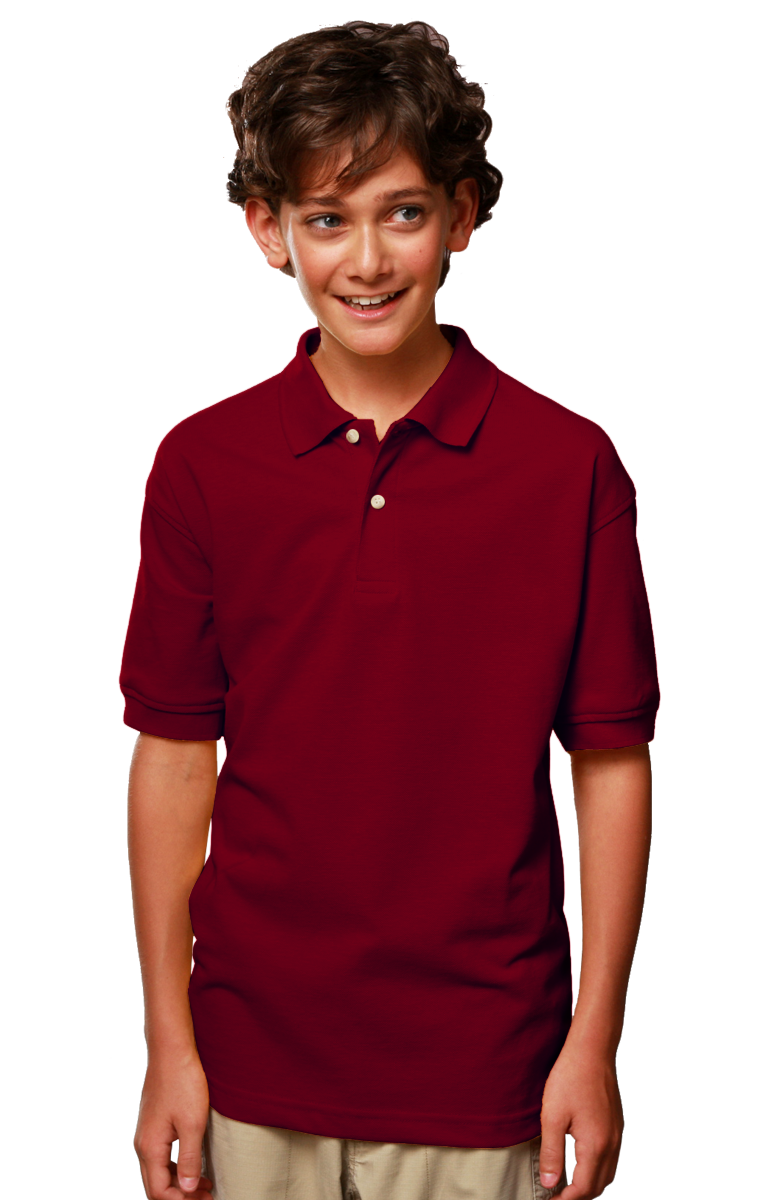 Youth Superblend Short-Sleeve Pique Polo 6