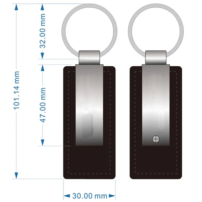 PU Leather Keychain 1