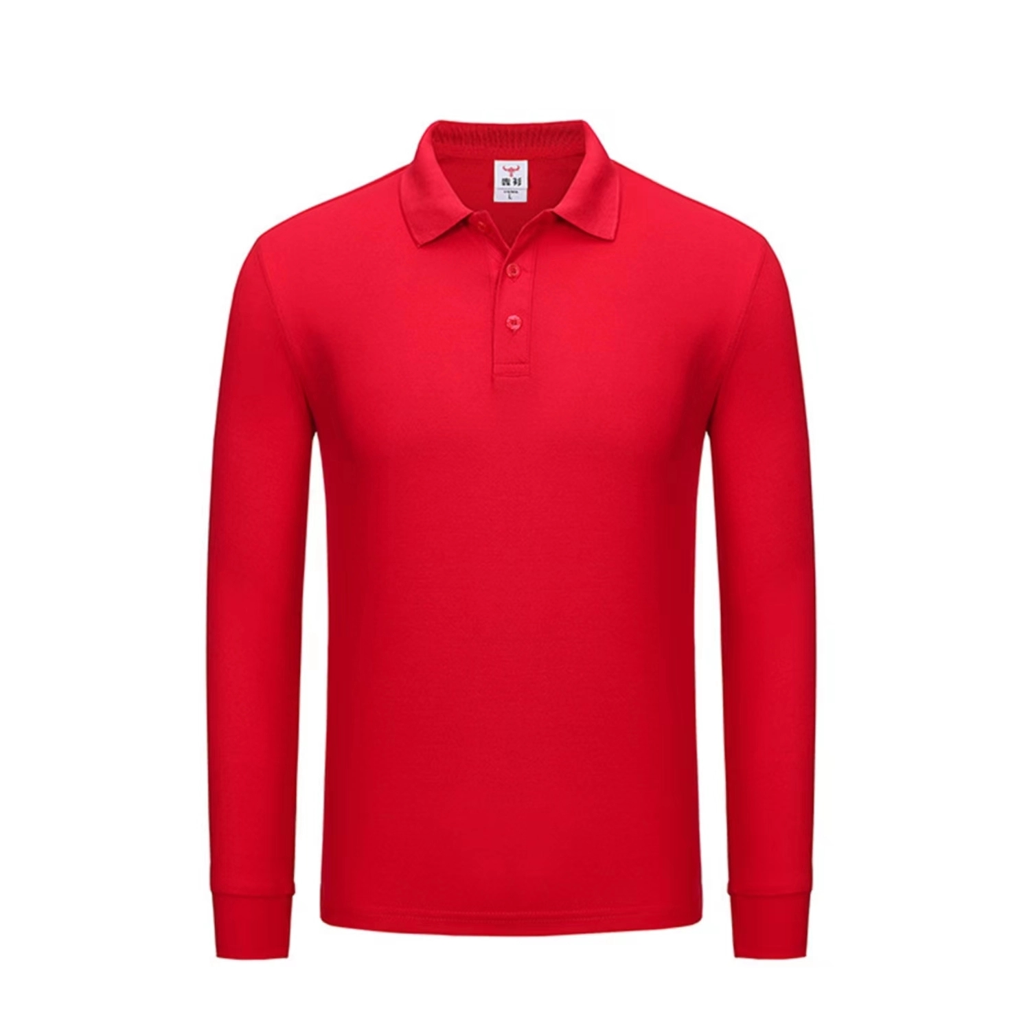 Ladies' Long-Sleeve Polo Shirts Sweatshirt Tops Work Clothes 14