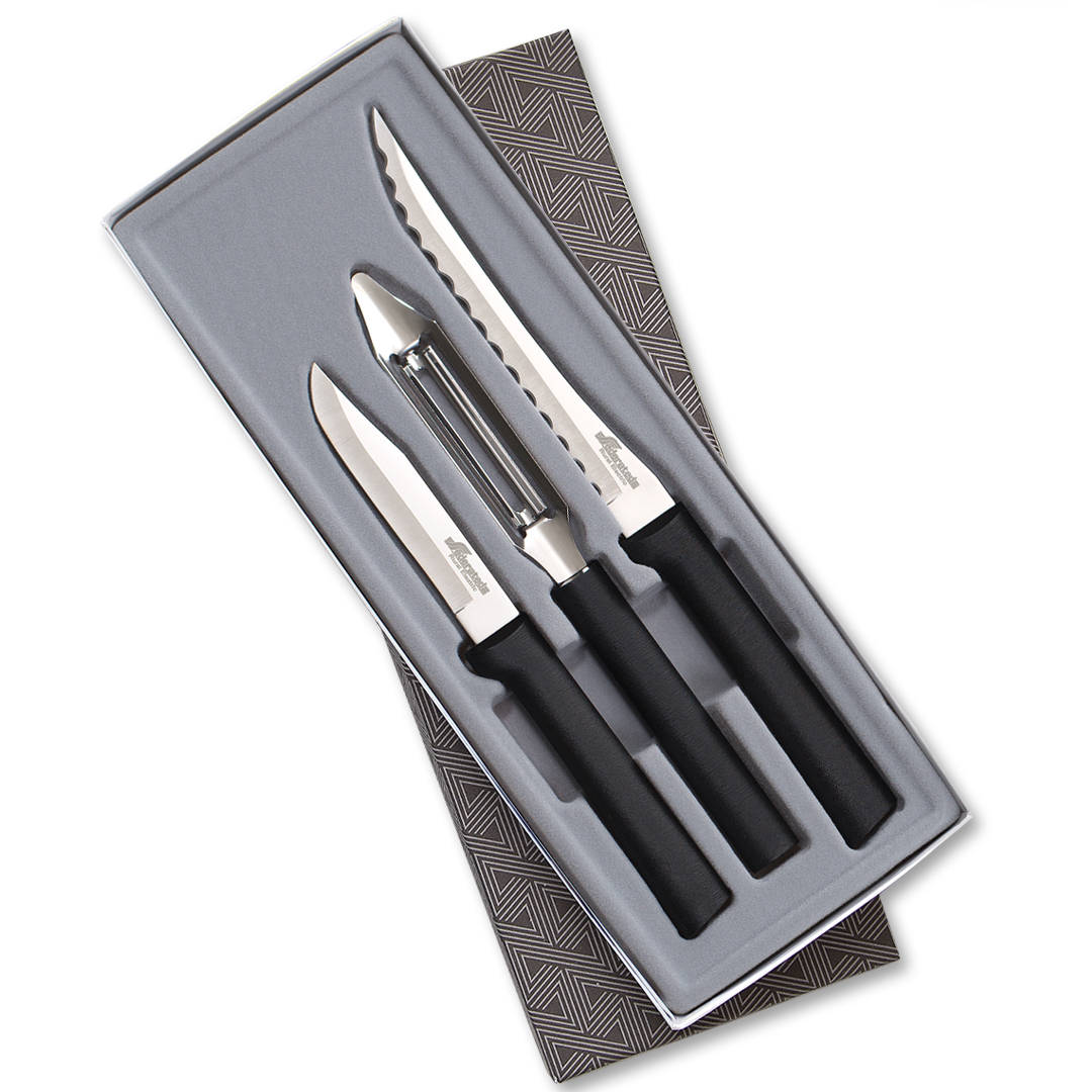 Peel, Pare and Slice Gift Set w/Black Handle 2