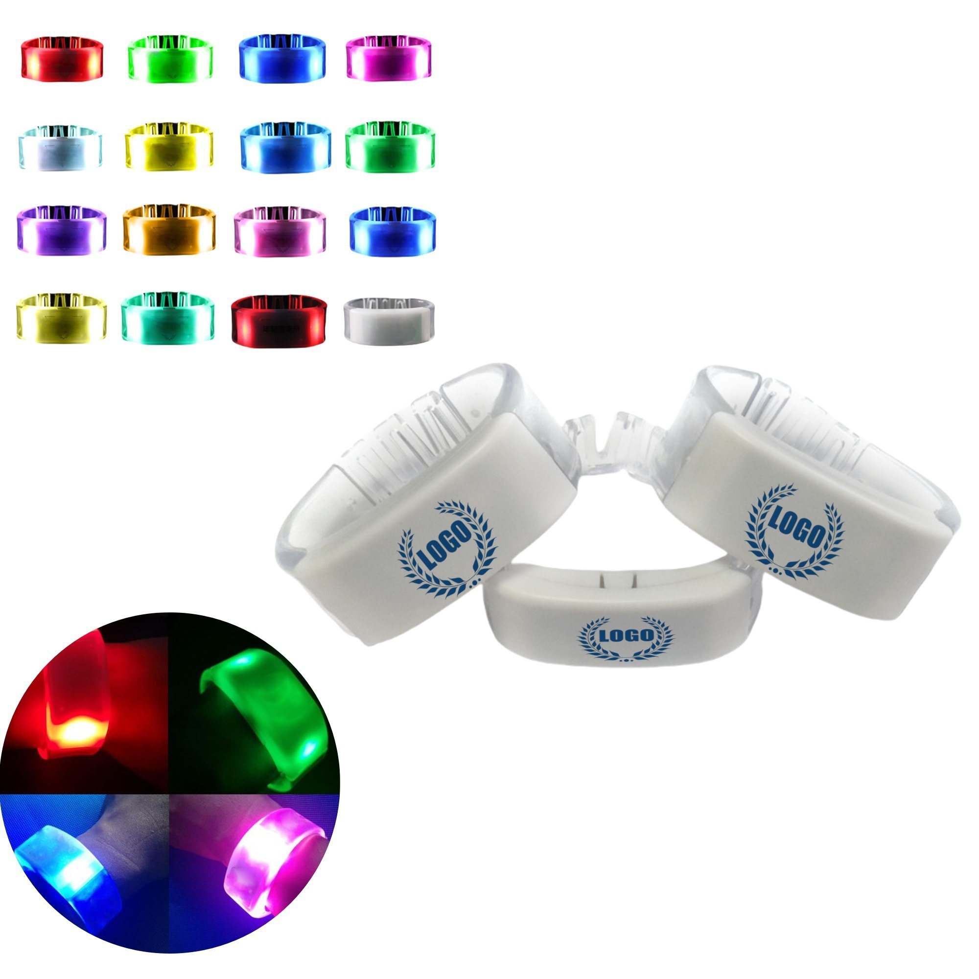 Remote Control LED Glow Bracelets 3