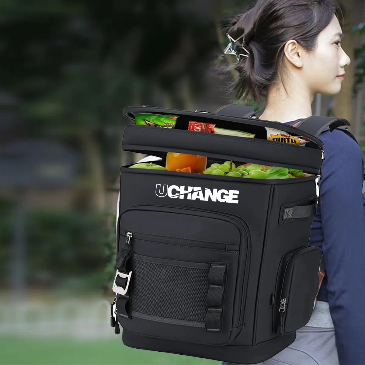 Insulated Cooler Backpack With Leakproof Liner 6