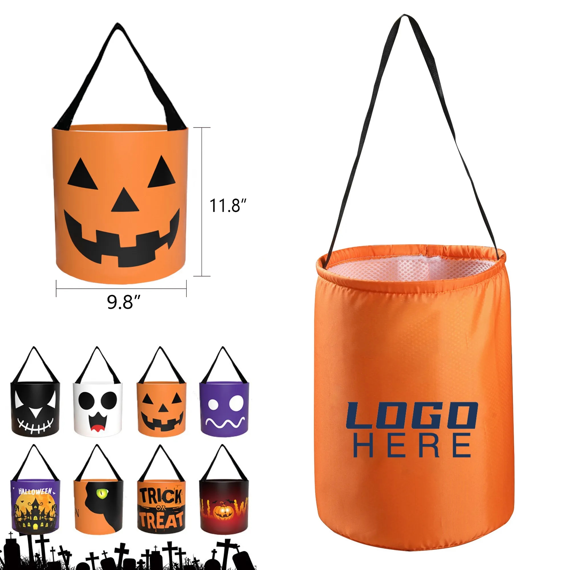 Halloween Candy Cylinder Bag MOQ50pcs