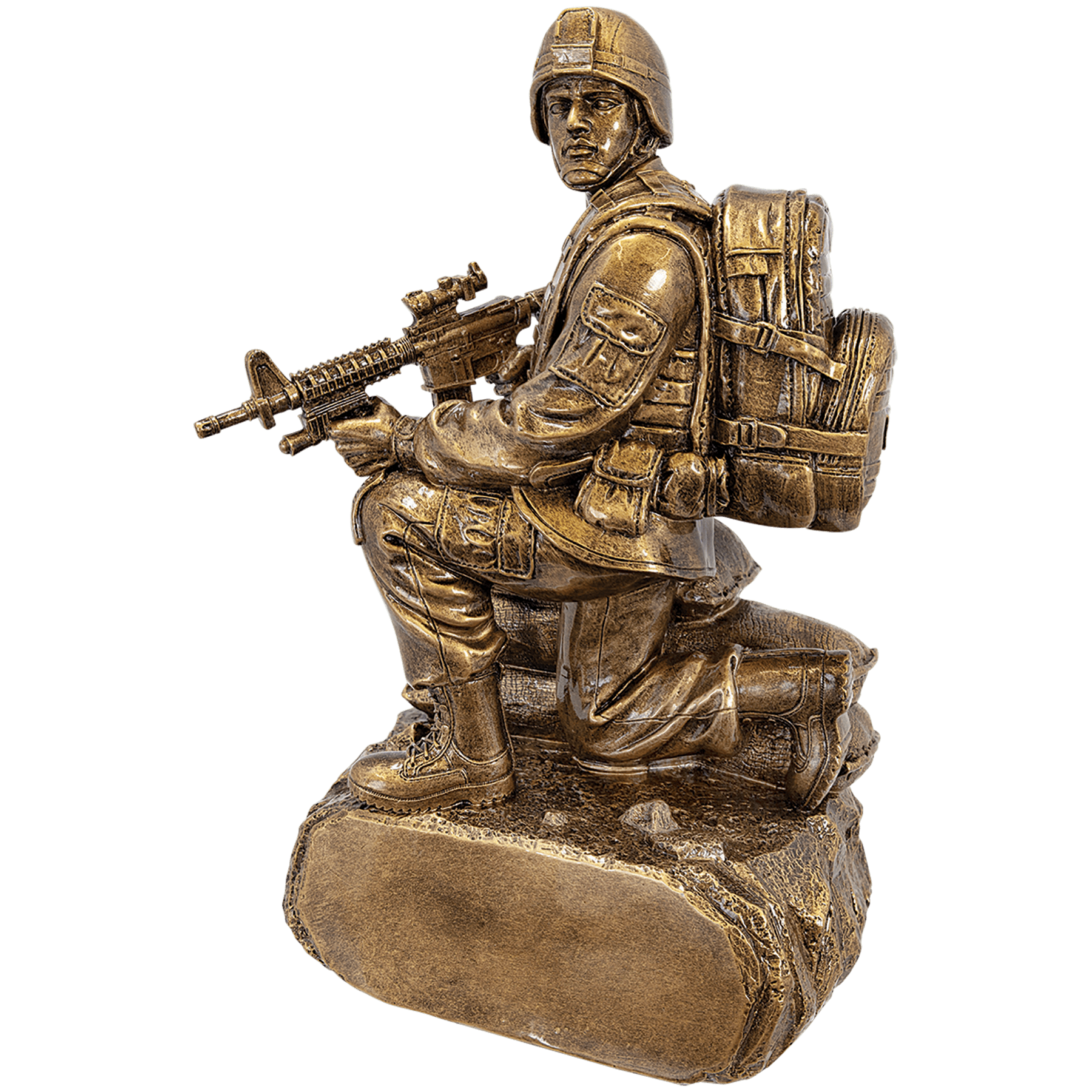 Antique Gold Military Resin 3