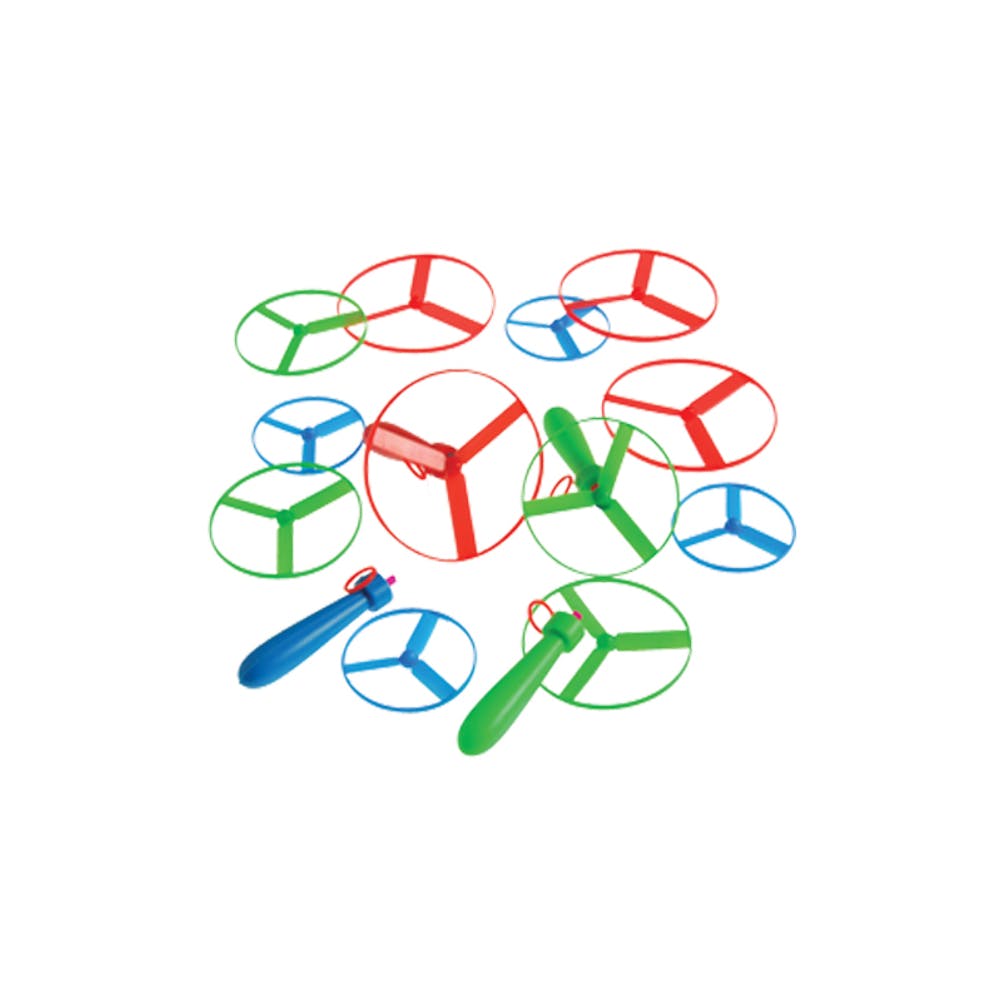 Mini Pull String Disc Flyers - Assorted 2