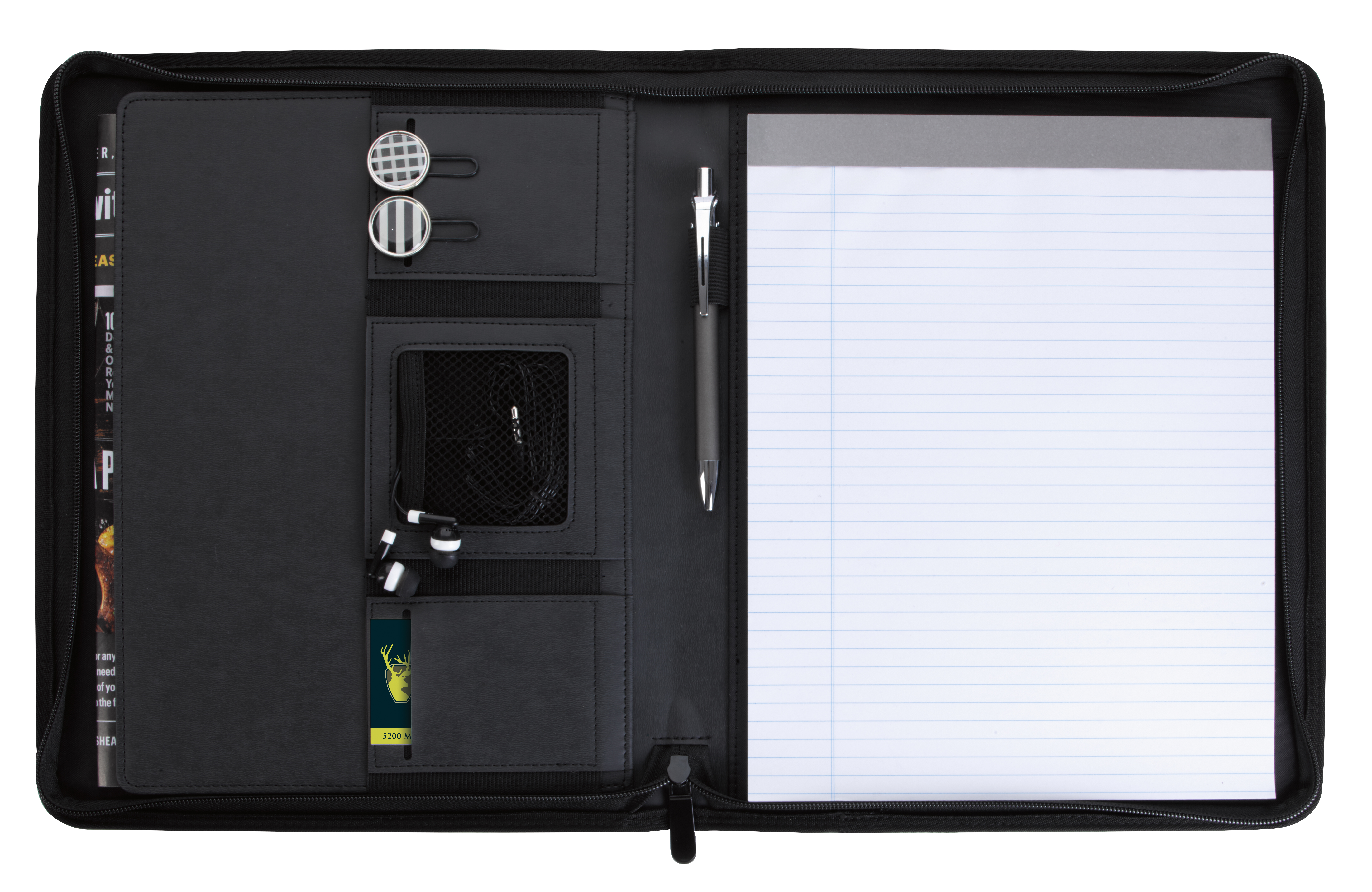Stitch Zippered Padfolio 2