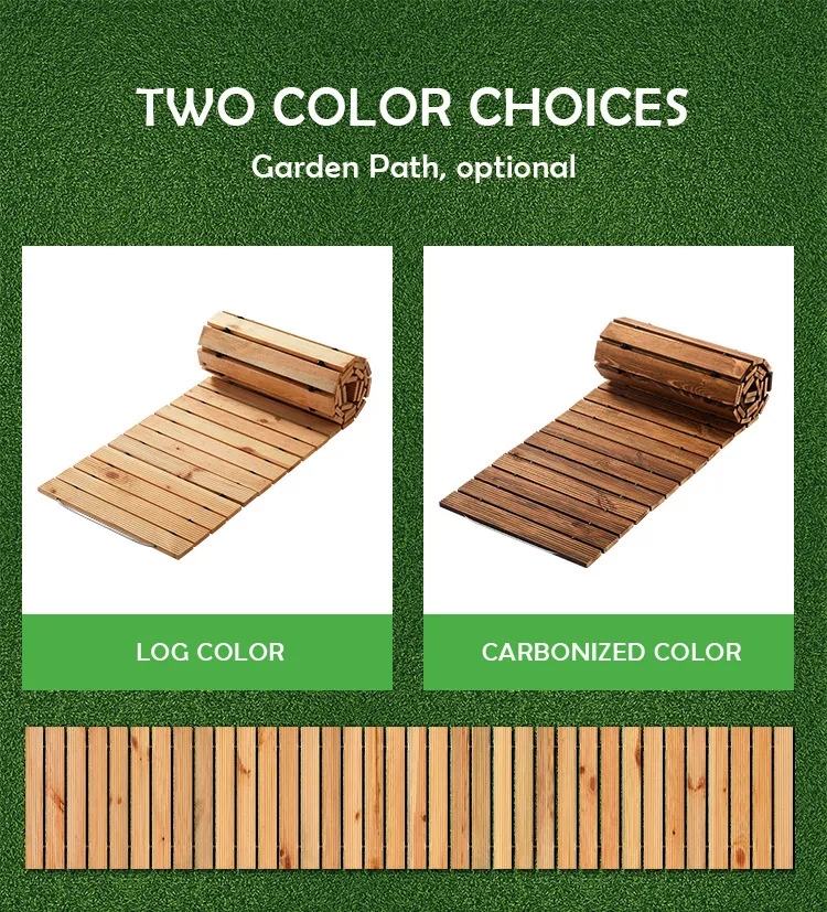 Wooden Garden Pathway 4