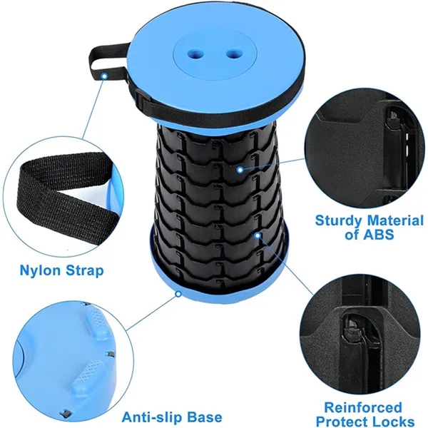 Portable Collapsible Retractable Stool for Camping 5