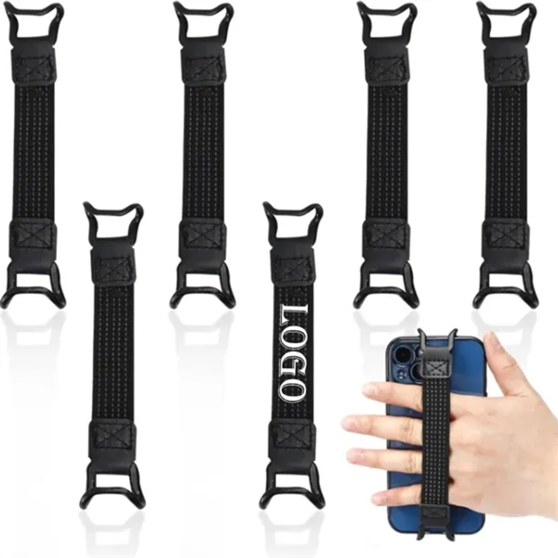 Mobile phone strap holder
 2