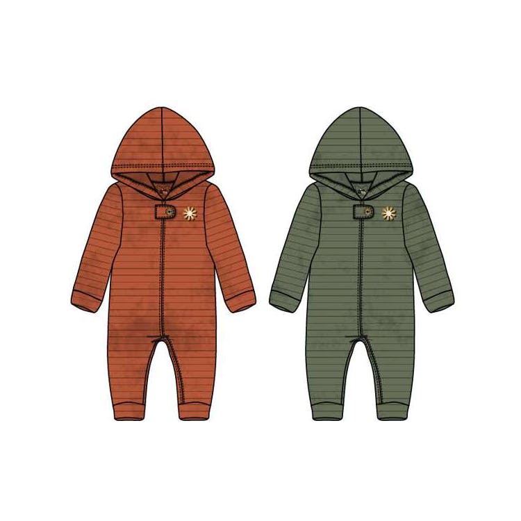Girls Rib Velour Coveralls Size 12-24 Months 2
