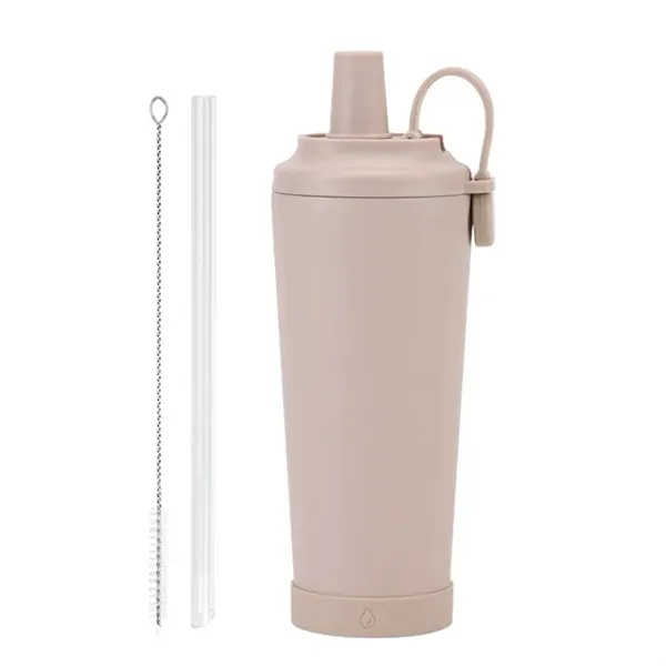 Portable Magnetic Ceramic Liner Straw Cup - 24oz Hand-Held 13