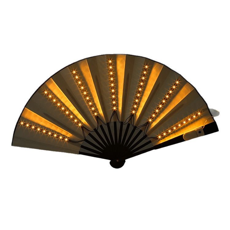 Folding Fan with Battery LED Light up 7