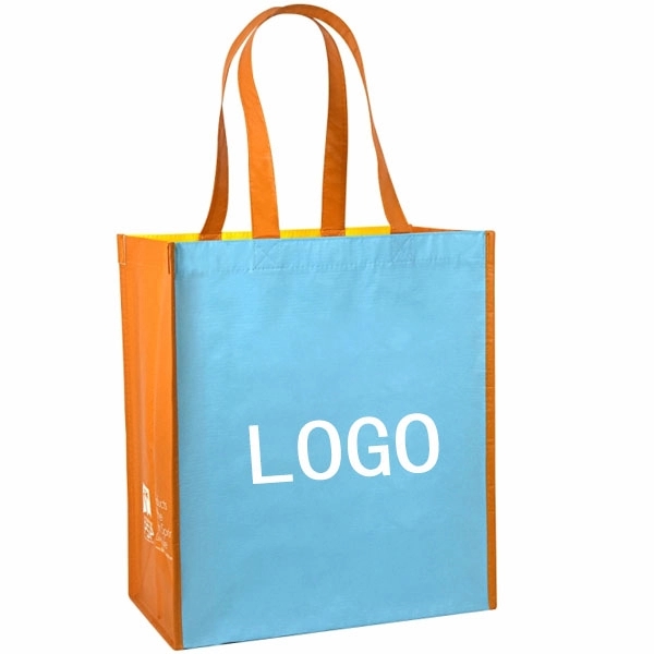 RPET Laminate Tote 14"W x 15"H x 8" Gusset 3